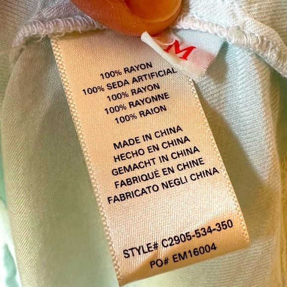 Anthropologie | Cloth & Stone Mint Green Sleeveless Linen Tank Top Size Medium - Picture 6 of 7